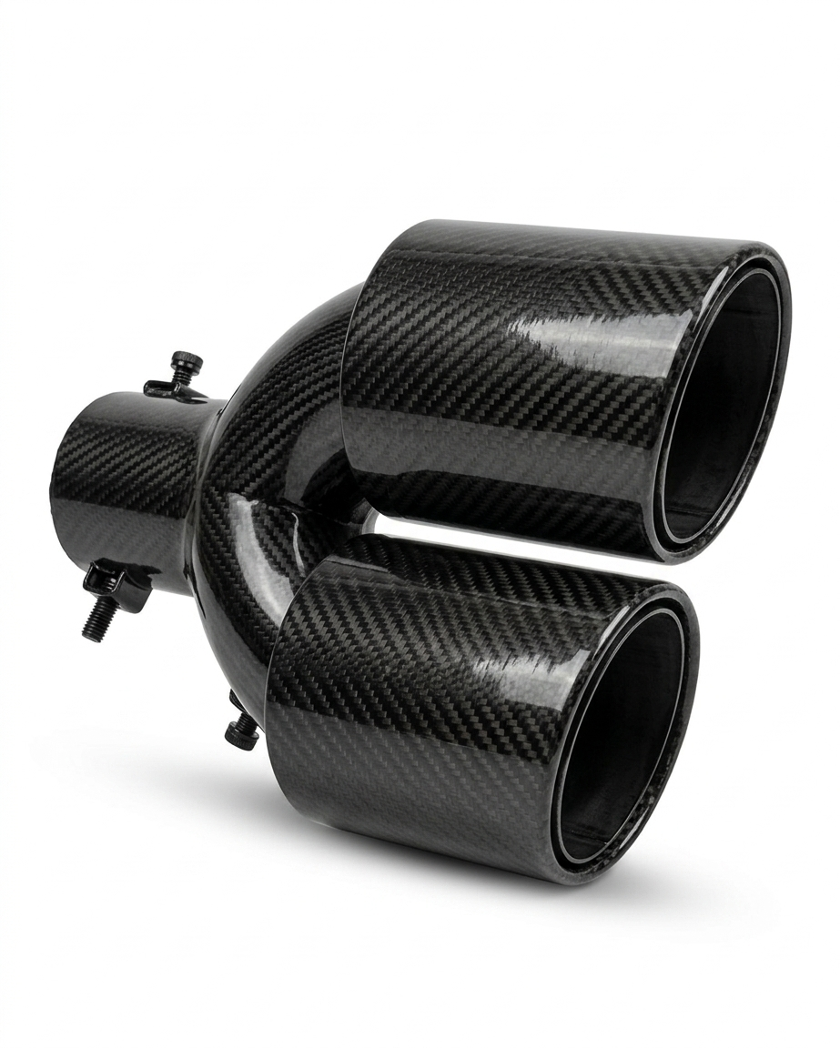 Carbon Fiber Double Exhaust Tips